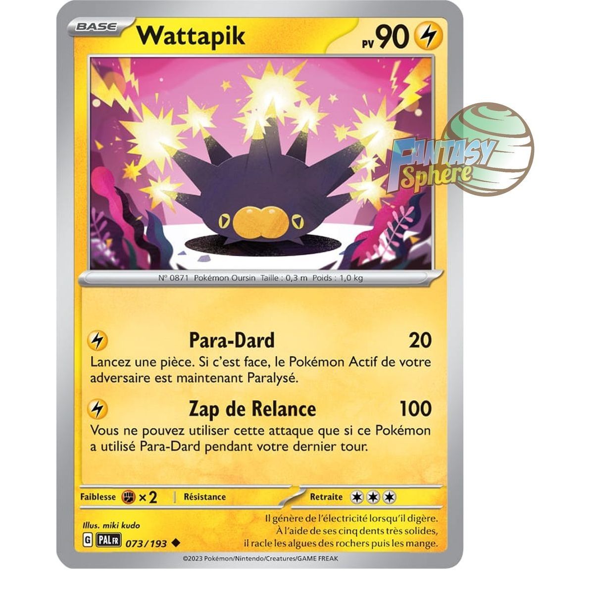 Wattapik - Reverse 73/193 - Ecarlate et Violet Evolution à Paldea