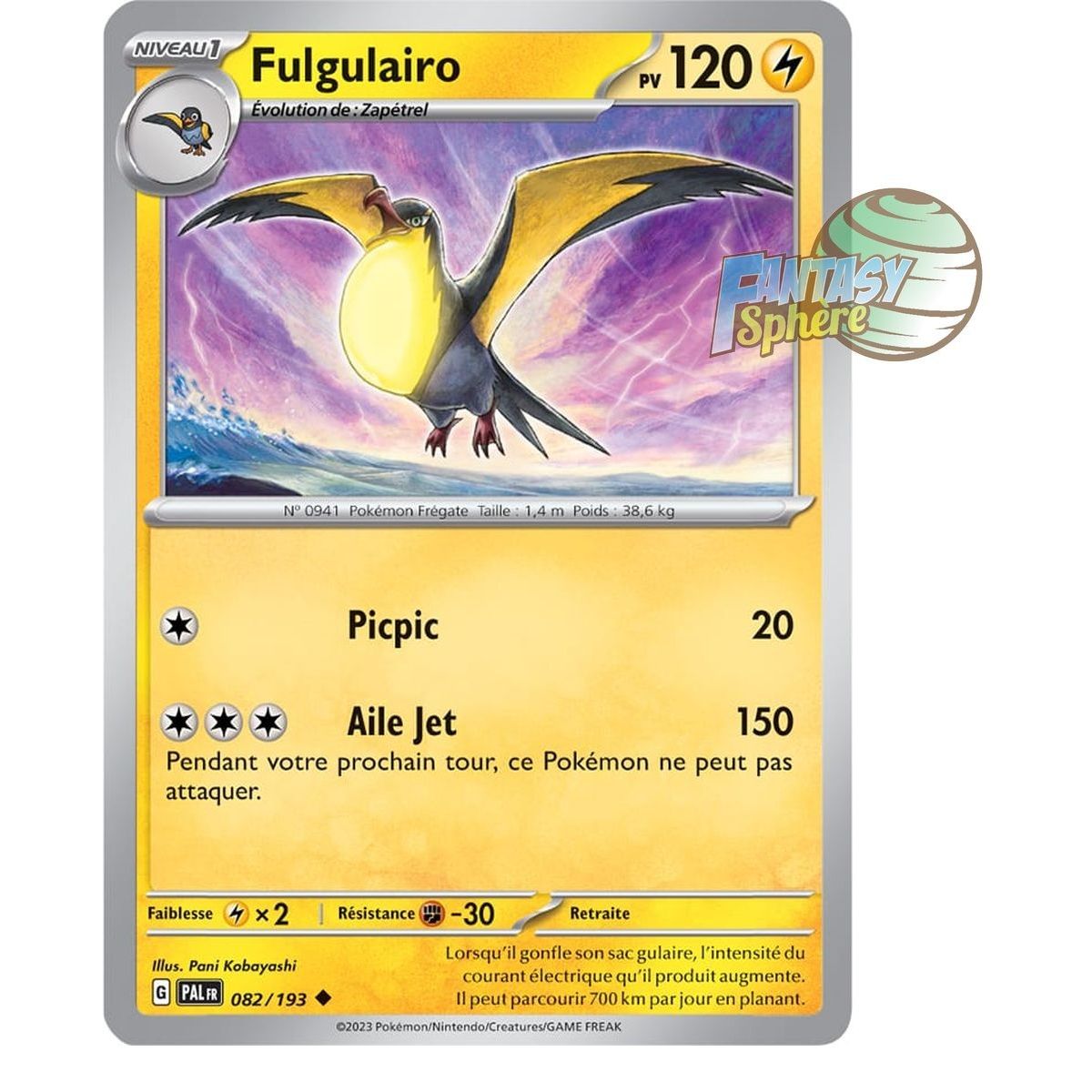 Fulgulairo - Reverse 82/193 - Ecarlate et Violet Evolution à Paldea