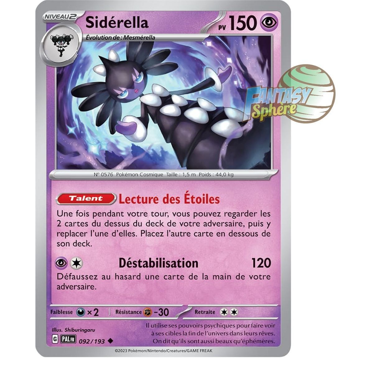 Item Sidérella - Reverse 92/193 - Ecarlate et Violet Evolution à Paldea
