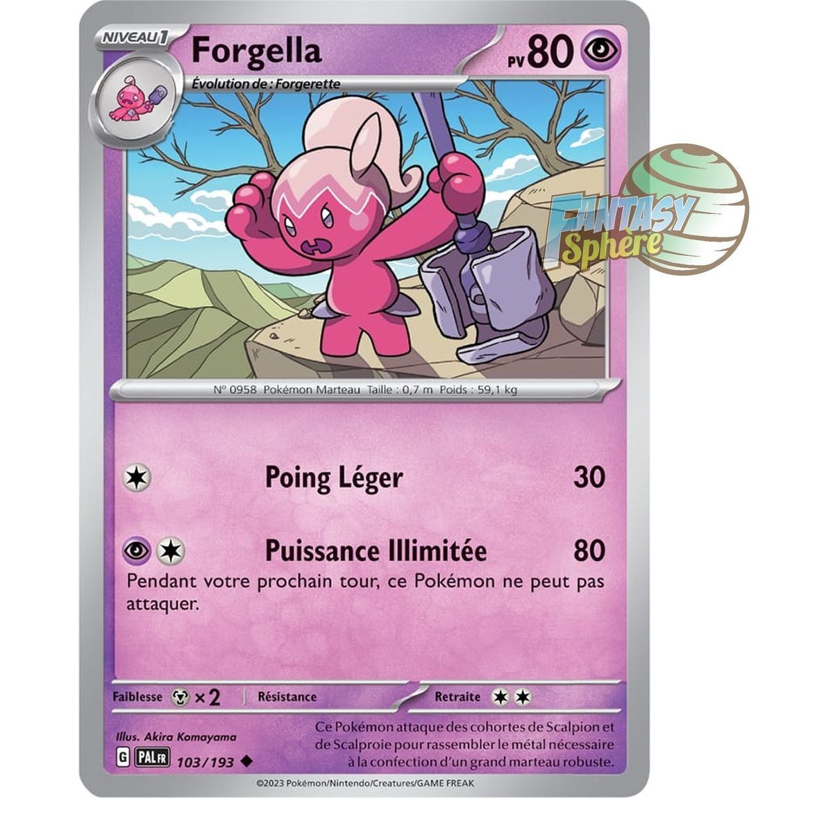 Forgella - Reverse 103/193 - Ecarlate et Violet Evolution à Paldea