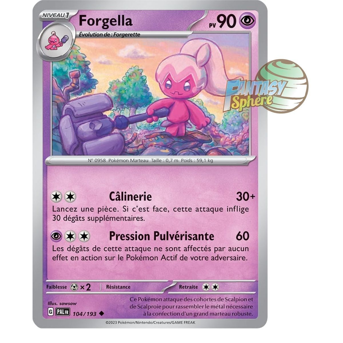 Forgella - Reverse 104/193 - Ecarlate et Violet Evolution à Paldea