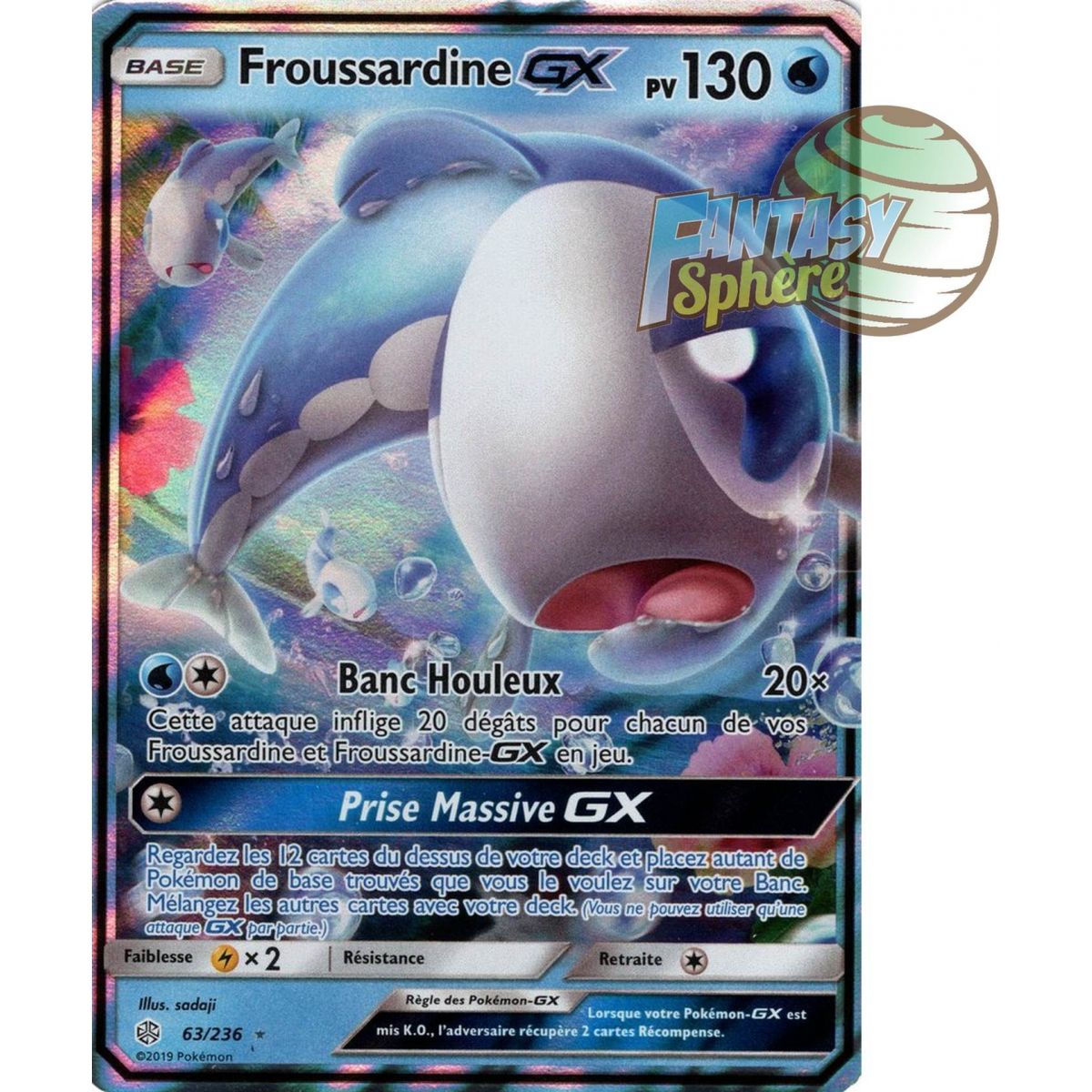 Item Froussardine GX - Ultra Rare 63/236 - Soleil et Lune 12 Éclipse Cosmique