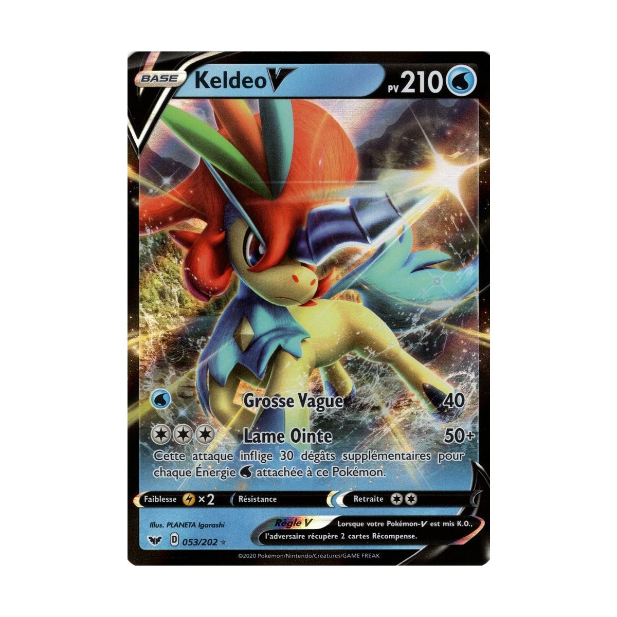 Keldeo V - Ultra Rare 53/202 - Epee et Bouclier 1