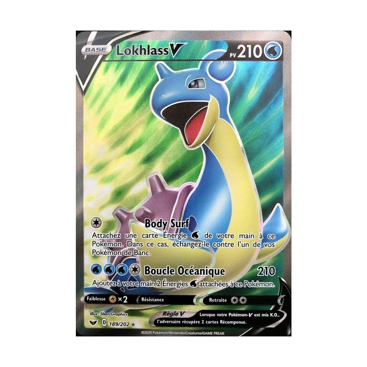Item Lokhlass V - Full Art Ultra Rare Ultra Rare 189/202 - Epee et Bouclier 1