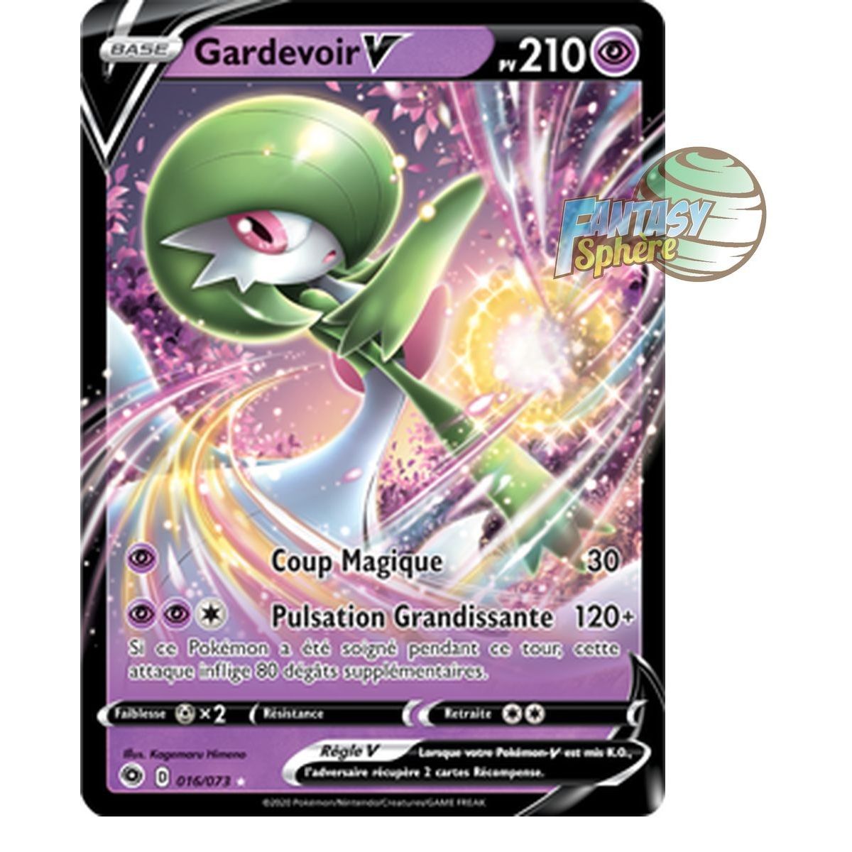 Gardevoir-V - Ultra Rare 16/73 - Epee Bouclier 3.5 La Voie Du Maitre