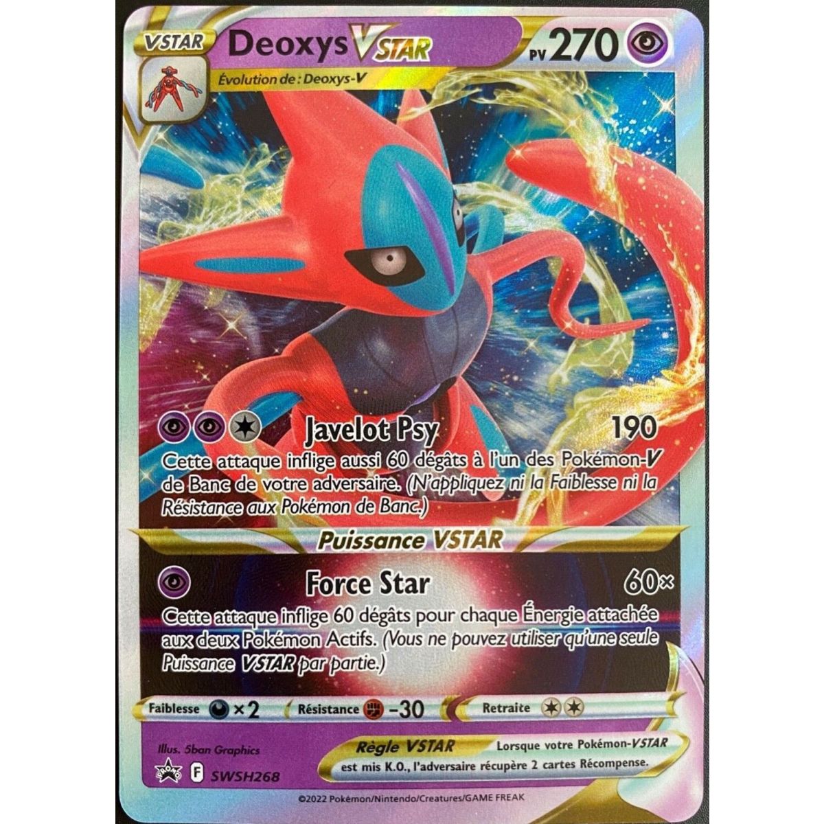 Item DEOXYS SWSH268 PROMO Ultra Rare Vstar