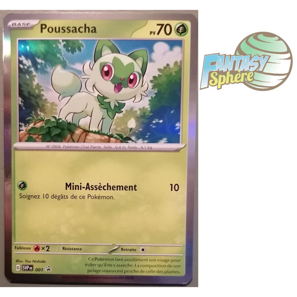 Pokémon Poussacha Holo SVP 001 Promo - SV1 Ecarlate et Violet - FR