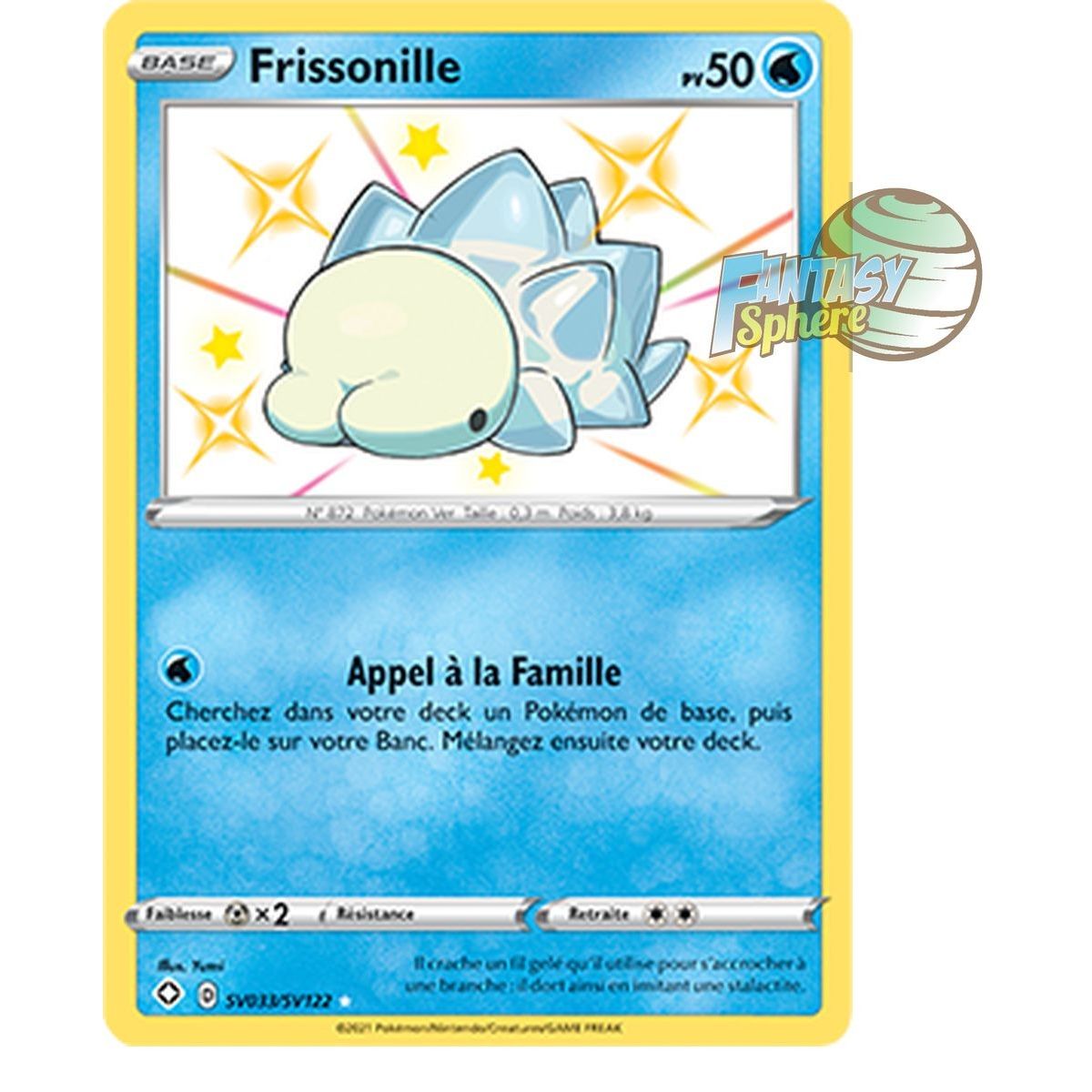 Frissonille - Shiny SV033/SV122 - Epee et Bouclier 4.5 Destinées Radieuses