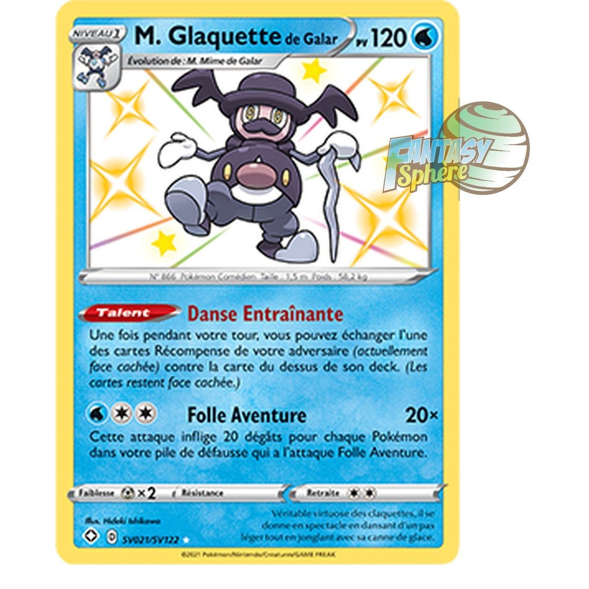 Item M. Glaquette de Galar - Shiny SV021/SV122 - Epee et Bouclier 4.5 Destinées Radieuses