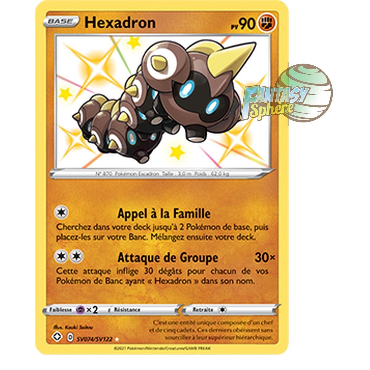 Hexadron - Shiny SV074/SV122 - Epee et Bouclier 4.5 Destinées Radieuses