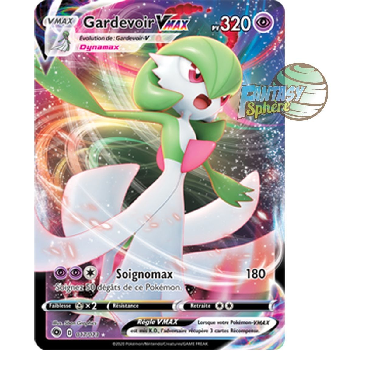 Gardevoir-VMAX - Full Art Ultra Rare 17/73 - Epee Bouclier 3.5 La Voie du Maitre