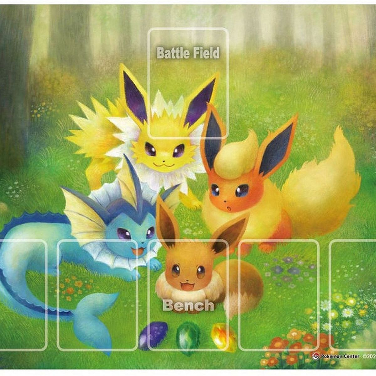 Pokemon Playmat Eevee & Evolution Fantasy Sphere