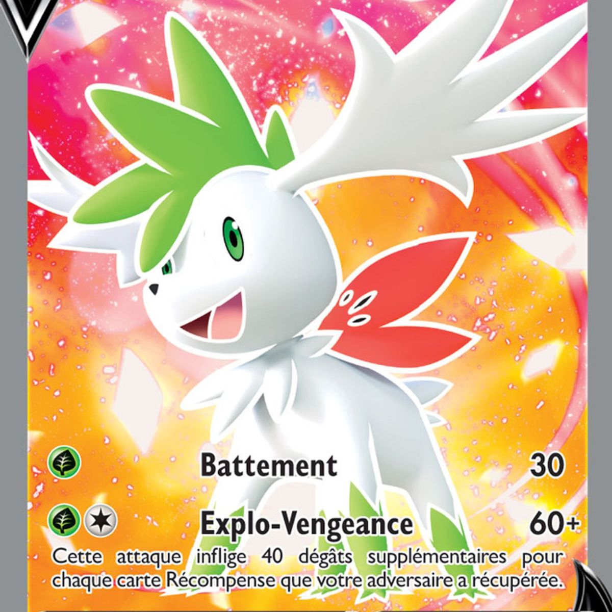 Shaymin V - Full Art Ultra Rare 152/172 - EB09 Epee et Bouclier Stars ...