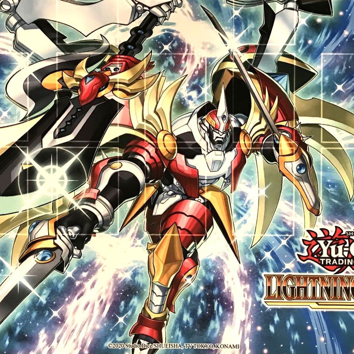 YuGiOh! Playmat Sneak Peak Lightning Overdrive Fantasy Sphere