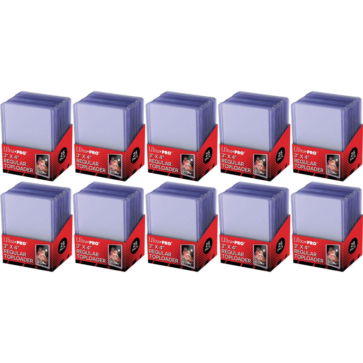 Item 250 Protèges Cartes Rigides - Top Loader Regular 3" x 4"- Ultra Pro