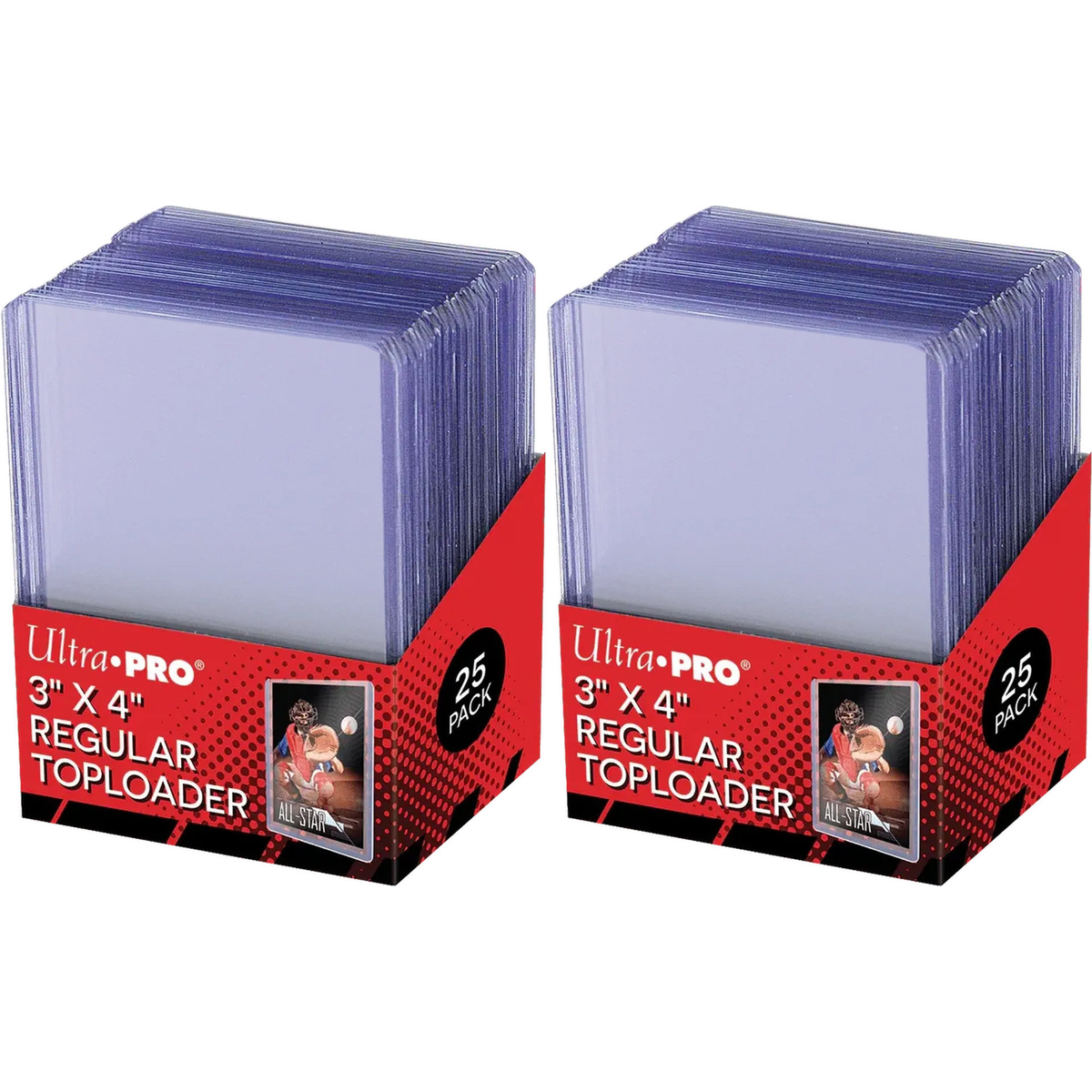 Item 50 Protèges Cartes Rigides - Top Loader Regular 3" x 4"- Ultra Pro
