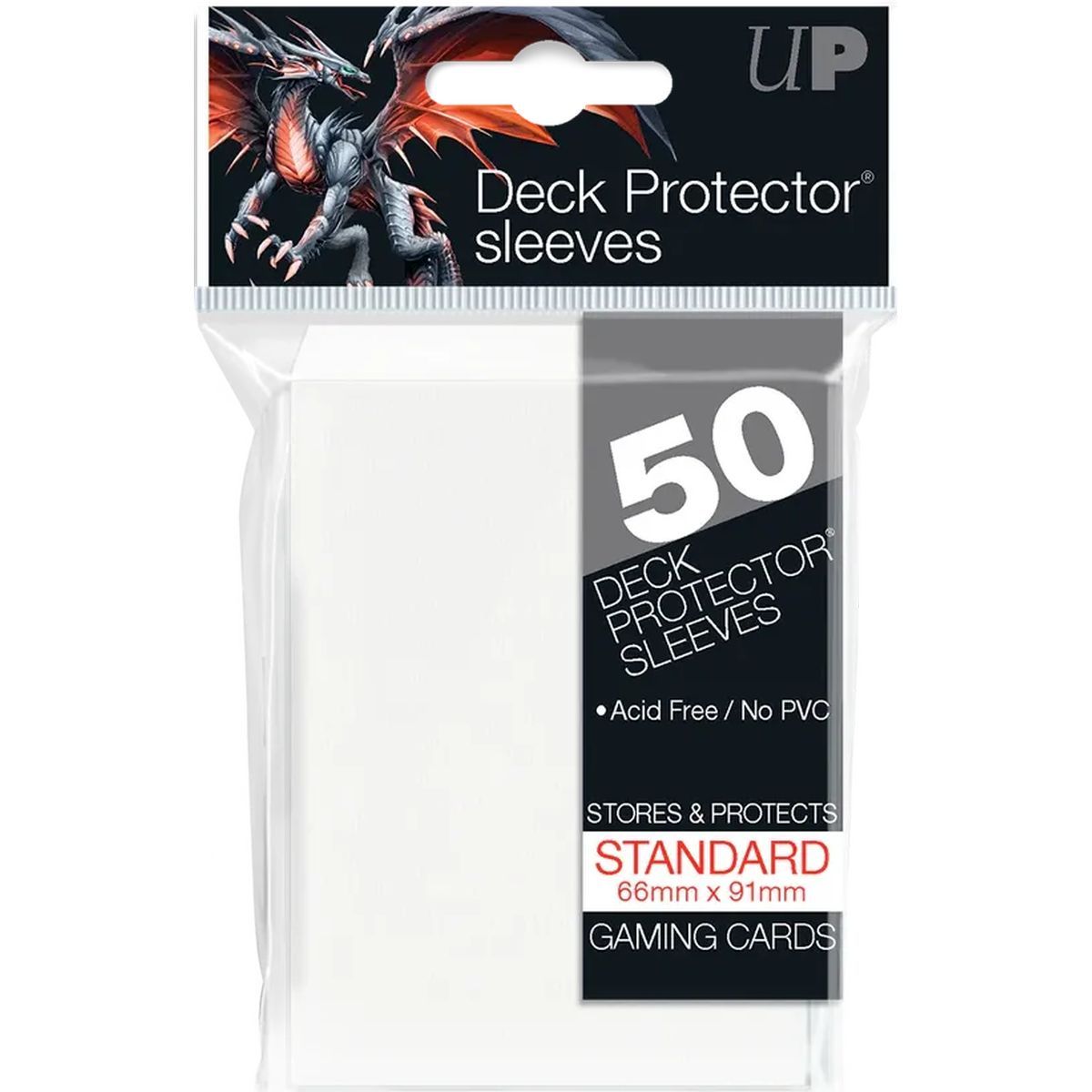 Item 50 Protèges Cartes - Standard - Pro-Gloss : Blanc White - Ultra Pro