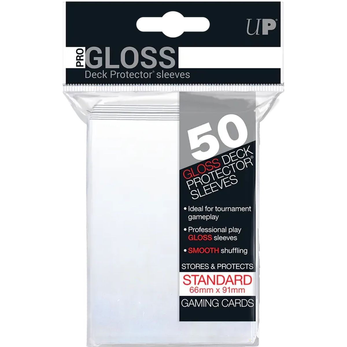 Item 50 Protèges Cartes - Standard - Pro-Gloss : Clear Transparent - Ultra Pro