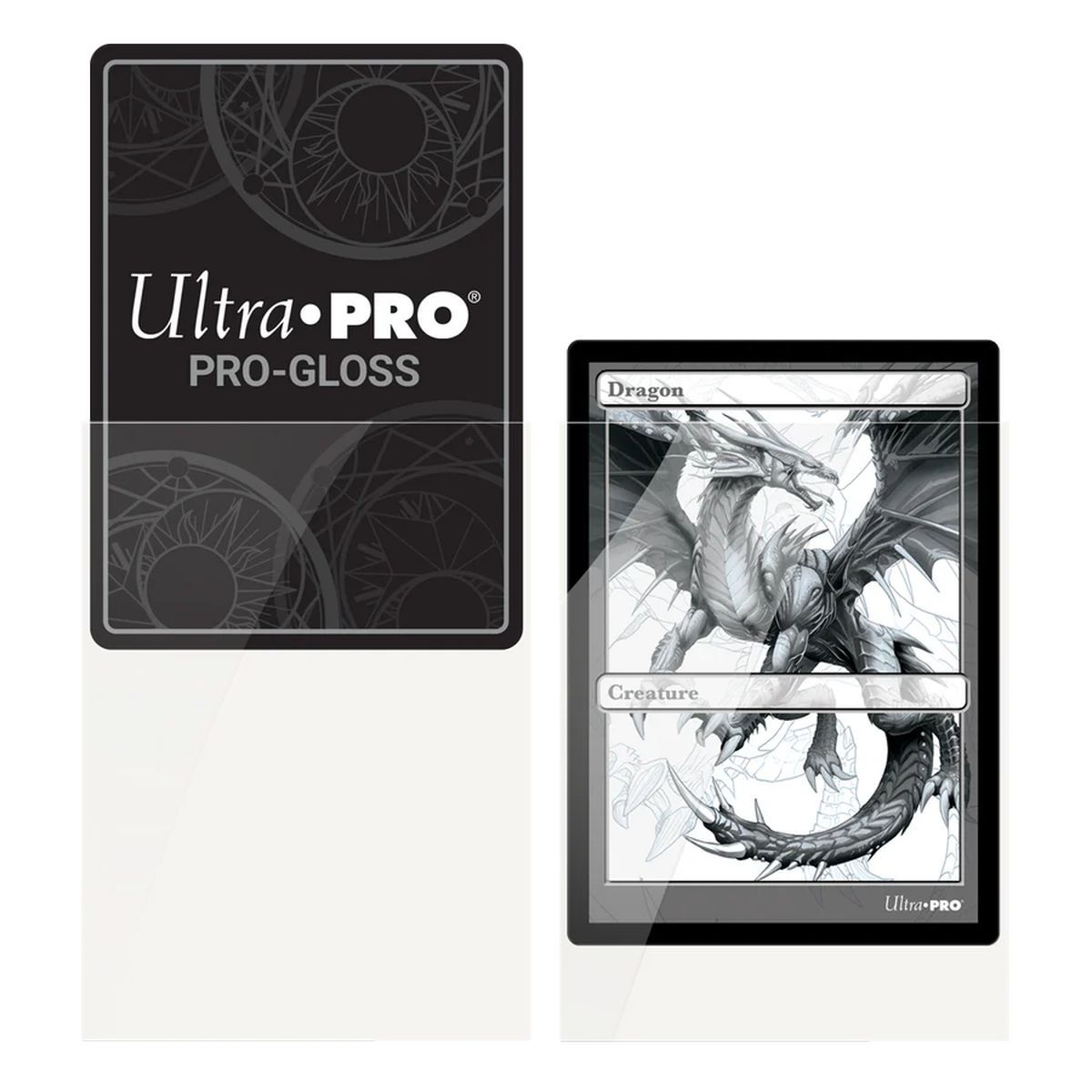 50 Protèges Cartes - Standard - Pro-Gloss : Clear Transparent - Ultra Pro