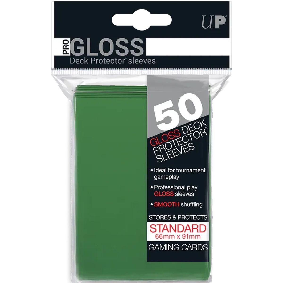 Item 50 Protèges Cartes - Standard - Pro-Gloss : Vert Green - Ultra Pro