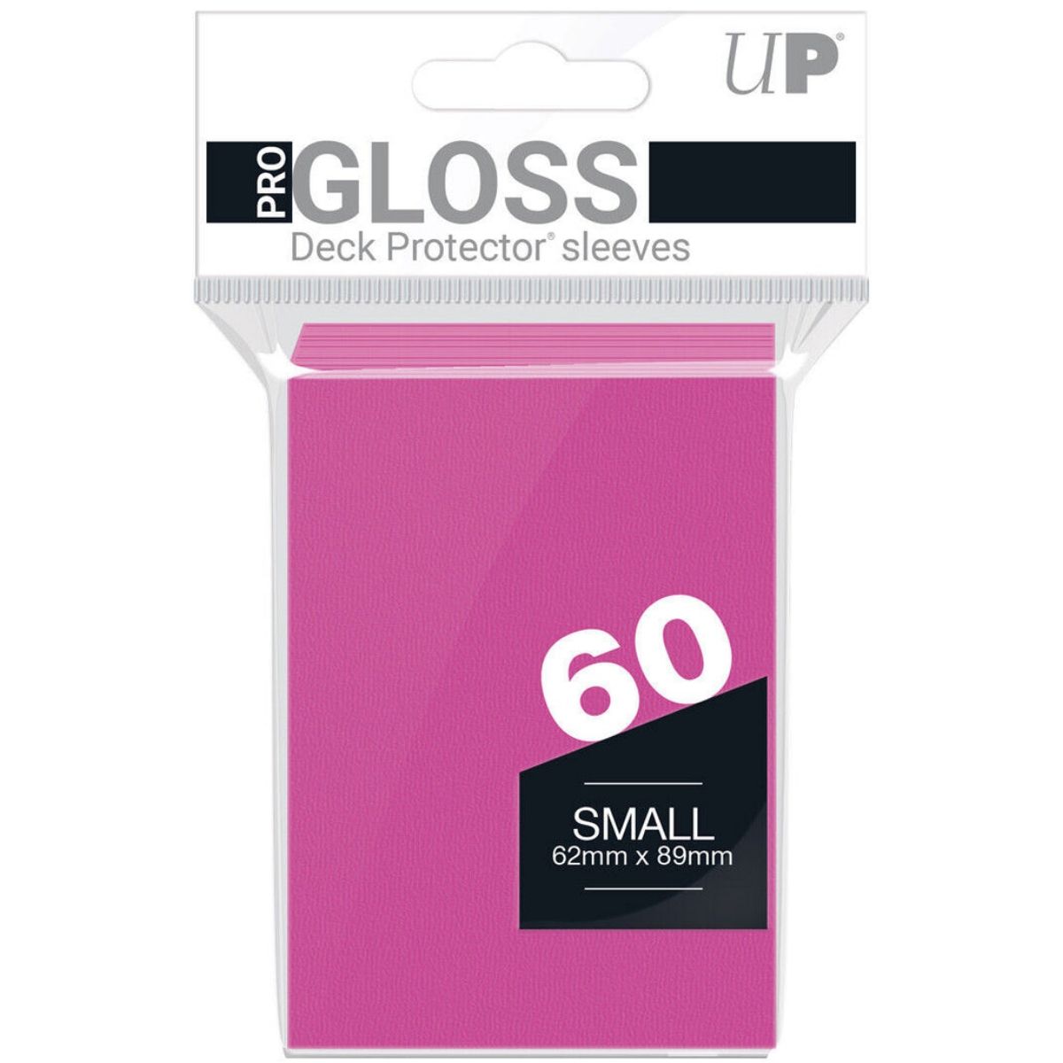 60 Protèges Cartes - Small - Bright Pink - PRO-Gloss Ultra Pro