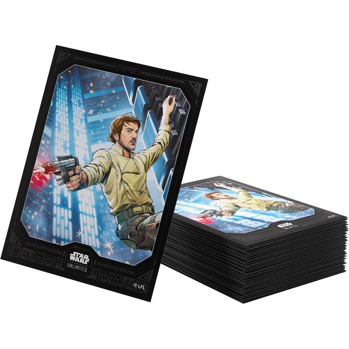 60 Protèges Cartes - Standard - Cassian Andor - Star Wars : Unlimited - Gamegenic