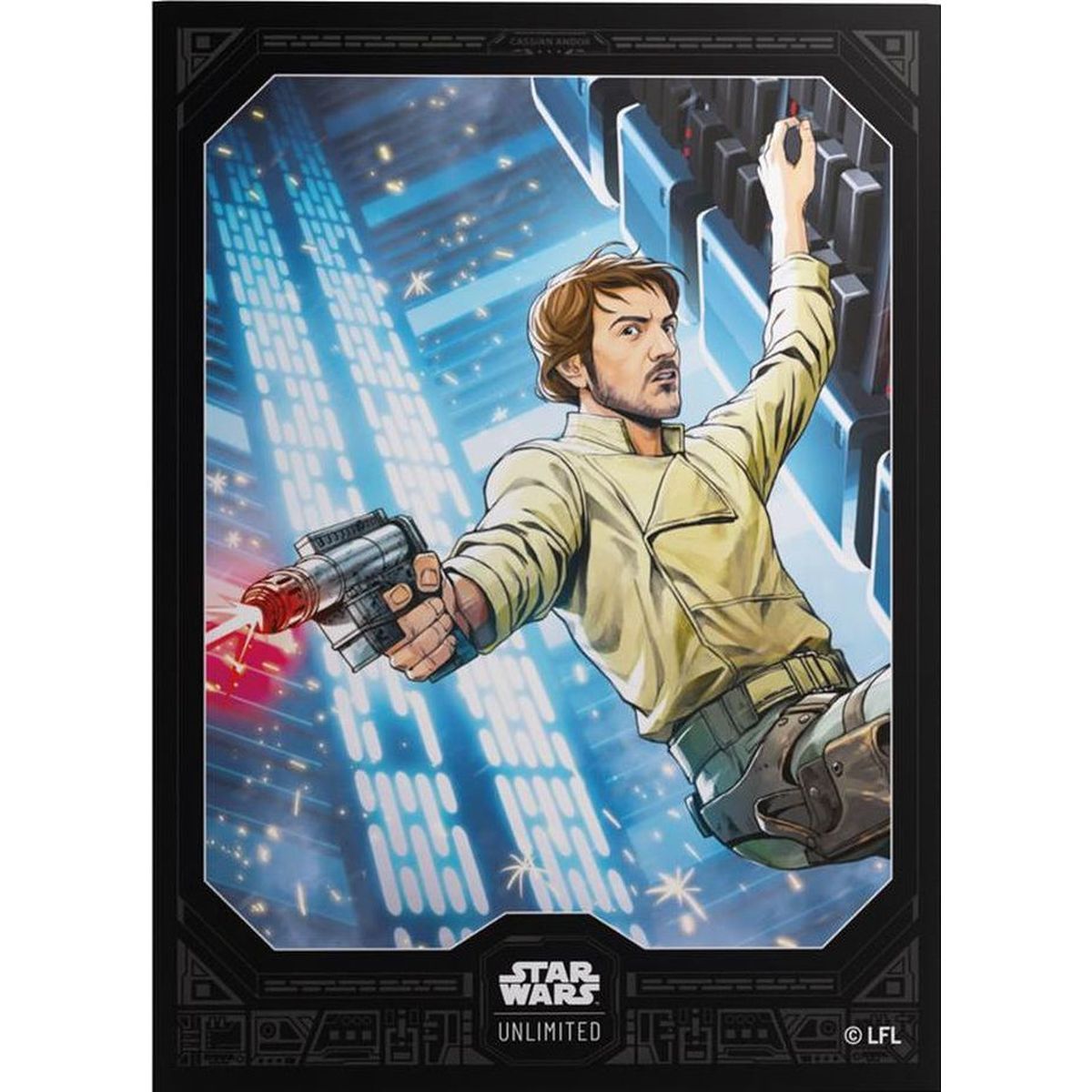 60 Protèges Cartes - Standard - Cassian Andor - Star Wars : Unlimited - Gamegenic