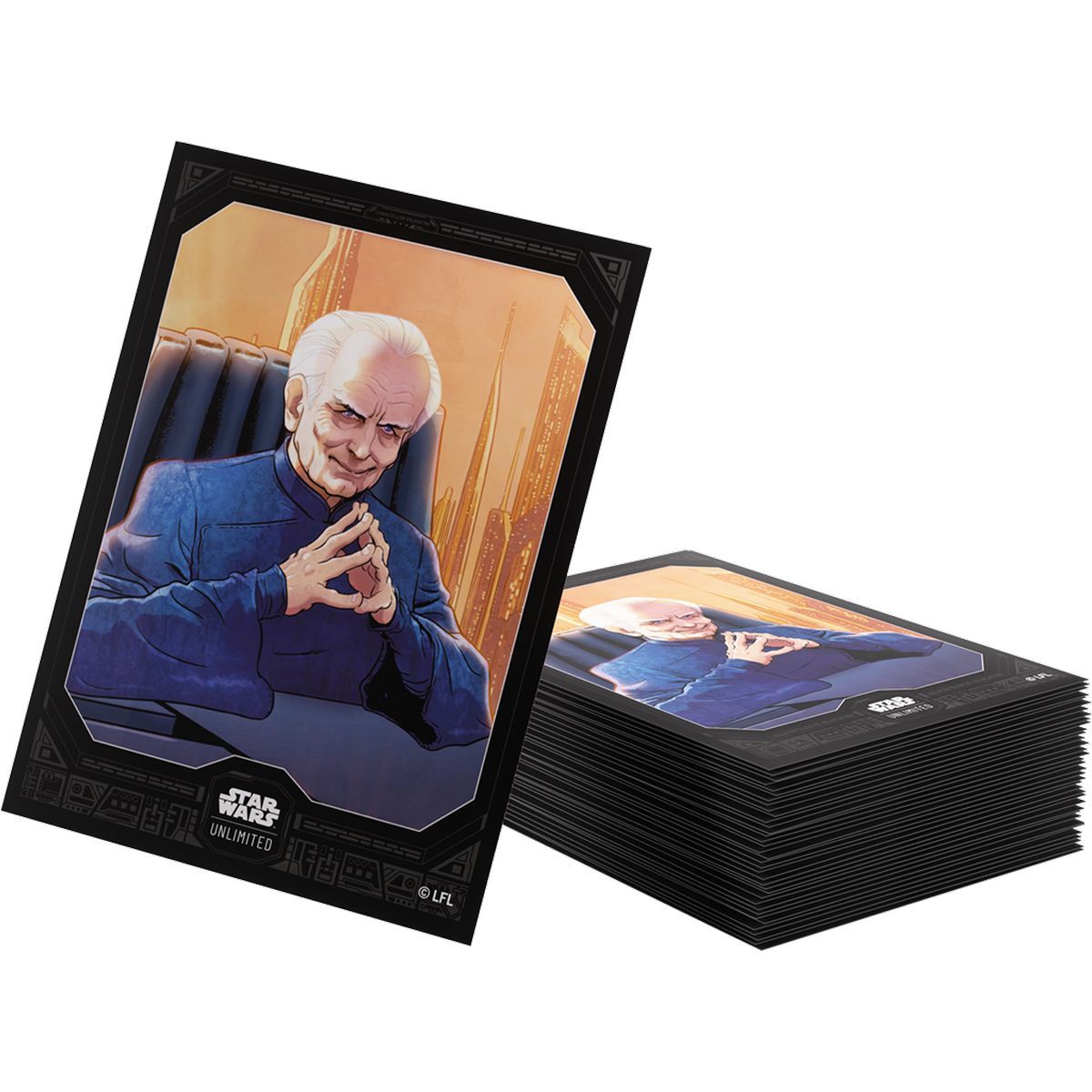 60 Protèges Cartes - Standard - Chancelier Palpatine - Star Wars : Unlimited - Gamegenic