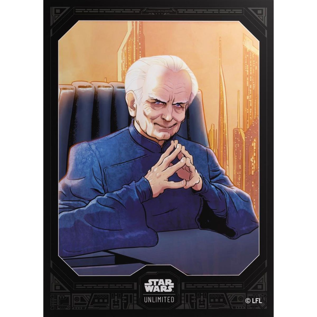 60 Protèges Cartes - Standard - Chancelier Palpatine - Star Wars : Unlimited - Gamegenic