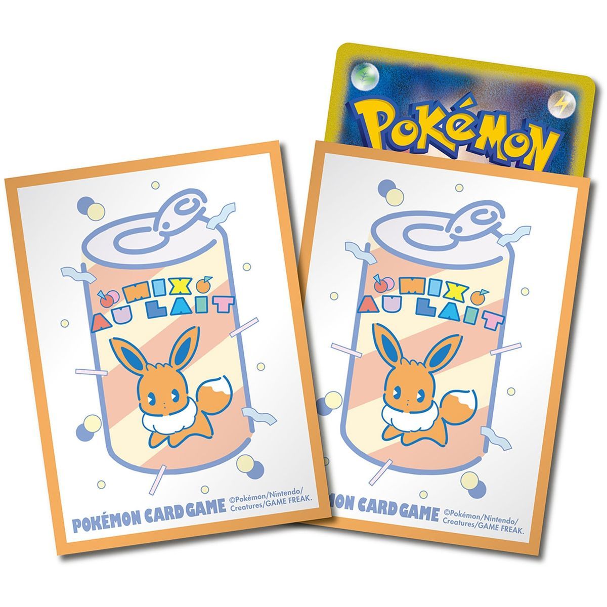 64 Proteges Cartes - Standard - Evoli : Mix au Lait - Pokemon Center
