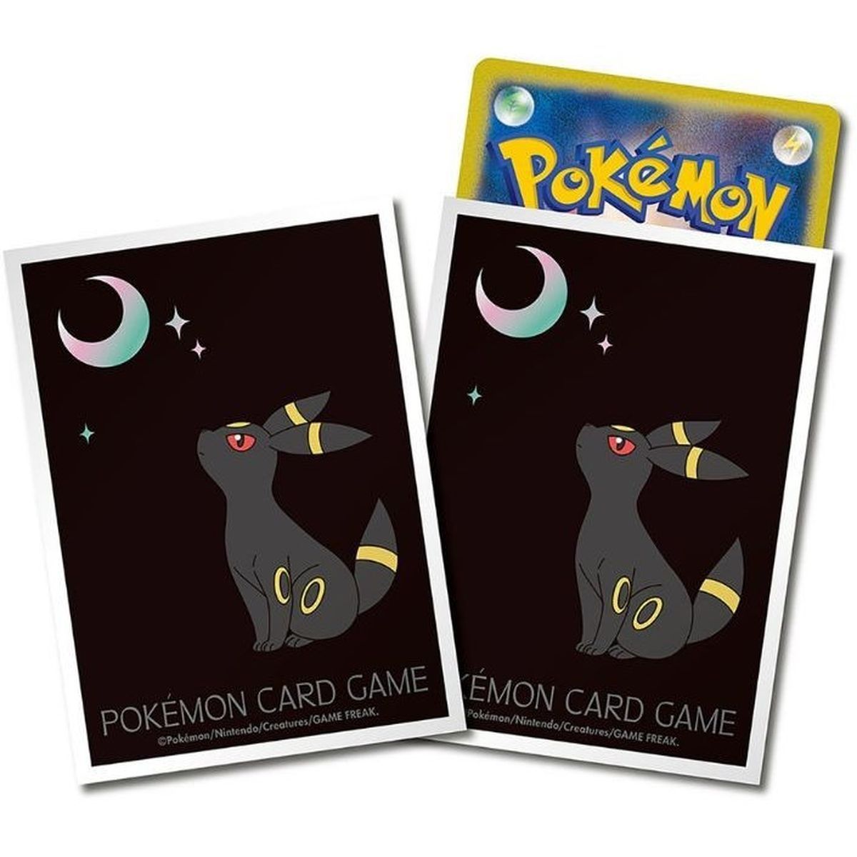 64 Proteges Cartes - Standard - Noctali Lune version contour blanc - Pokemon Center