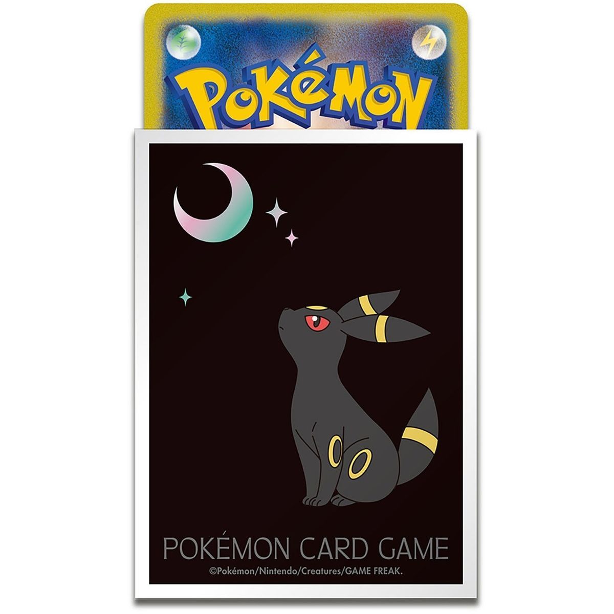 64 Proteges Cartes - Standard - Noctali Lune version contour blanc - Pokemon Center