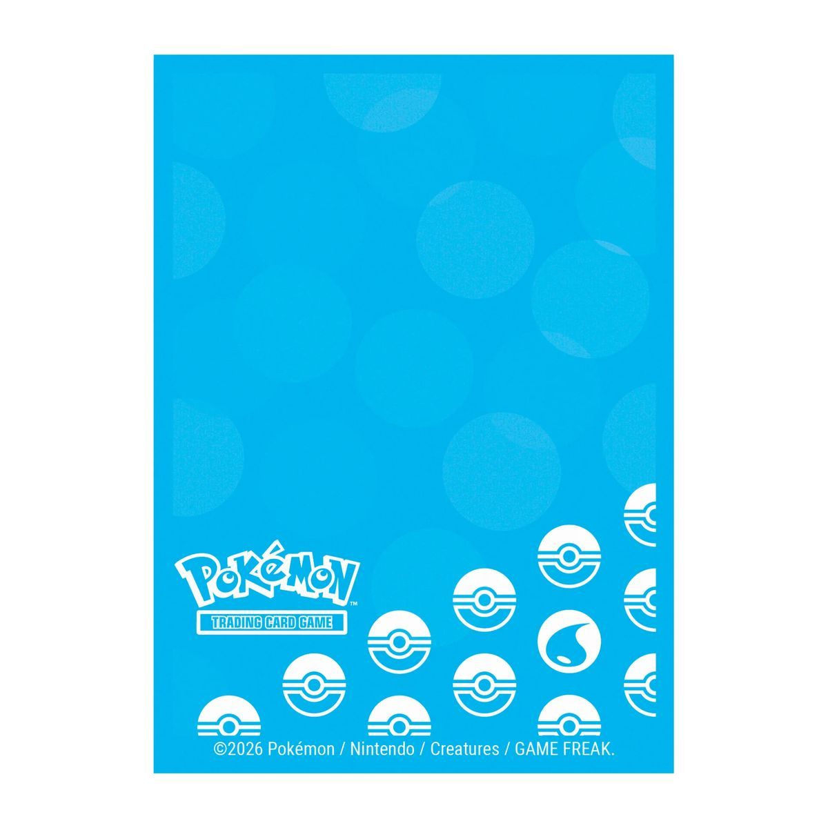 65 Protèges Cartes - Standard - Energie Eau - Ultra Pro - Pokemon