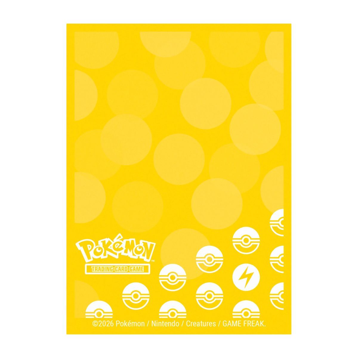 65 Protèges Cartes - Standard - Energie Electrique - Ultra Pro - Pokemon