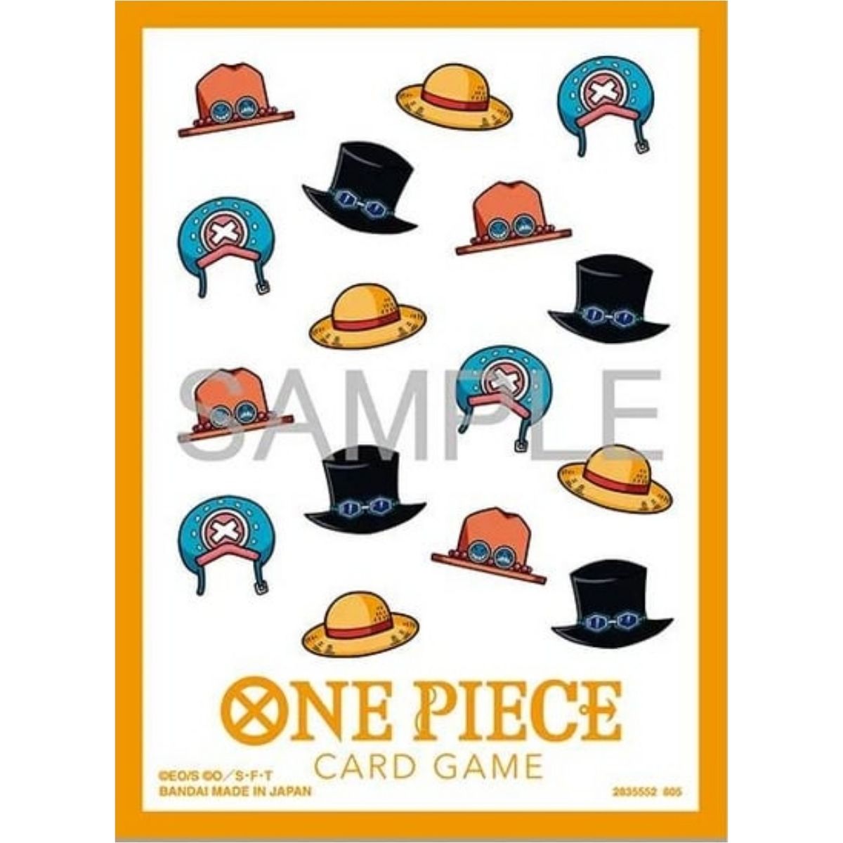 Item 70 Proteges Cartes - Standard - Vol.13 : Hat Patterns - One Piece CG