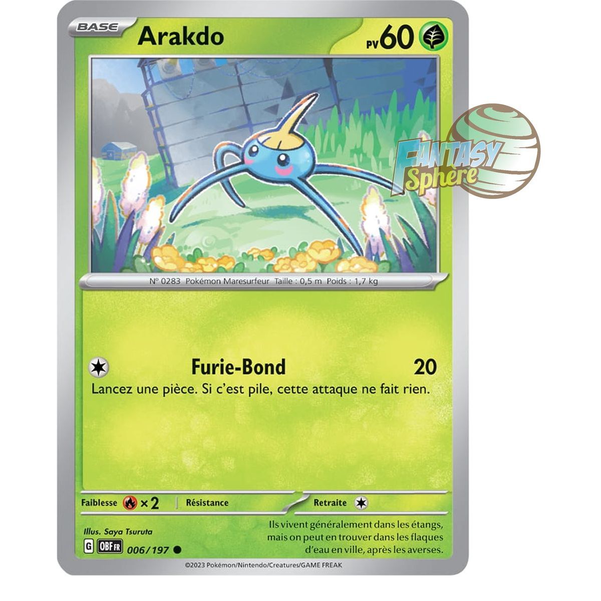 Arakdo - Reverse 6/197 - Ecarlate et Violet Flammes Obsidiennes