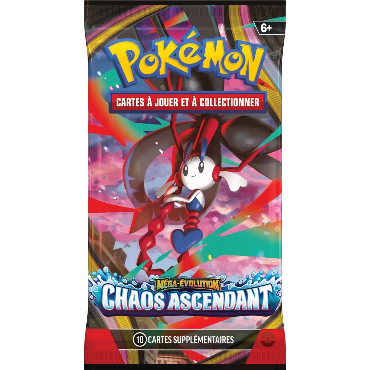 Artset - 4 Boosters Méga-Évolution - Chaos Ascendant [ME04][CRI] - Pokémon