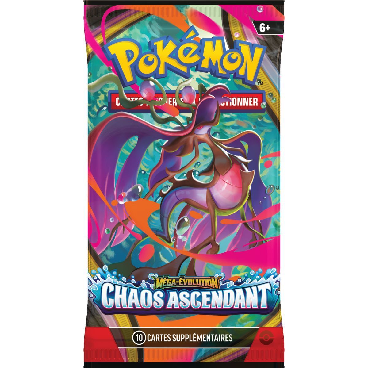 Artset - 4 Boosters Méga-Évolution - Chaos Ascendant [ME04][CRI] - Pokémon