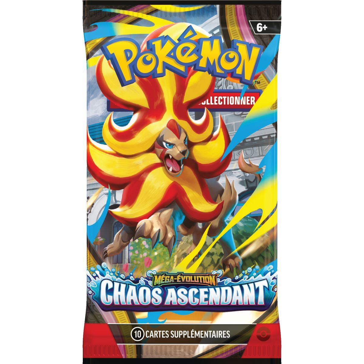 Artset - 4 Boosters Méga-Évolution - Chaos Ascendant [ME04][CRI] - Pokémon