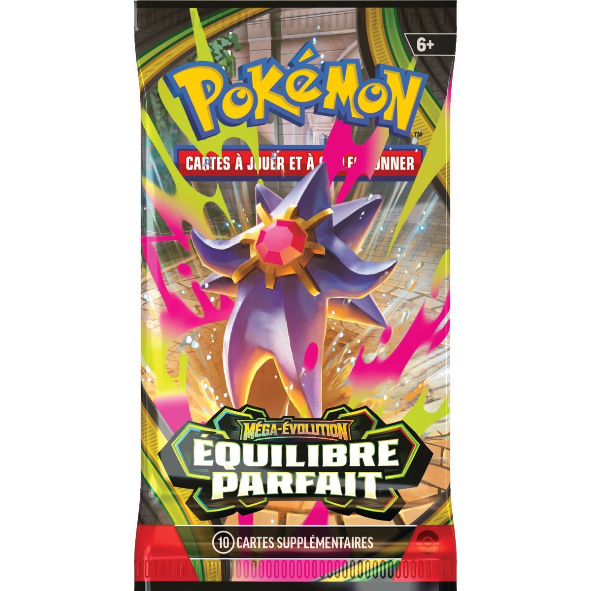 Artset - 4 Boosters Méga-Évolution - Equilibre Parfait [ME03][POR] - Pokémon