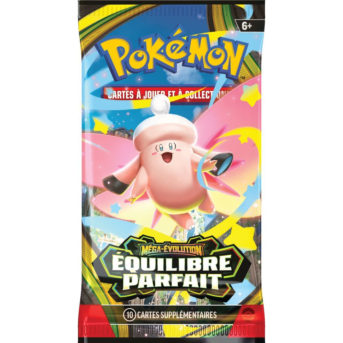 Artset - 4 Boosters Méga-Évolution - Equilibre Parfait [ME03][POR] - Pokémon