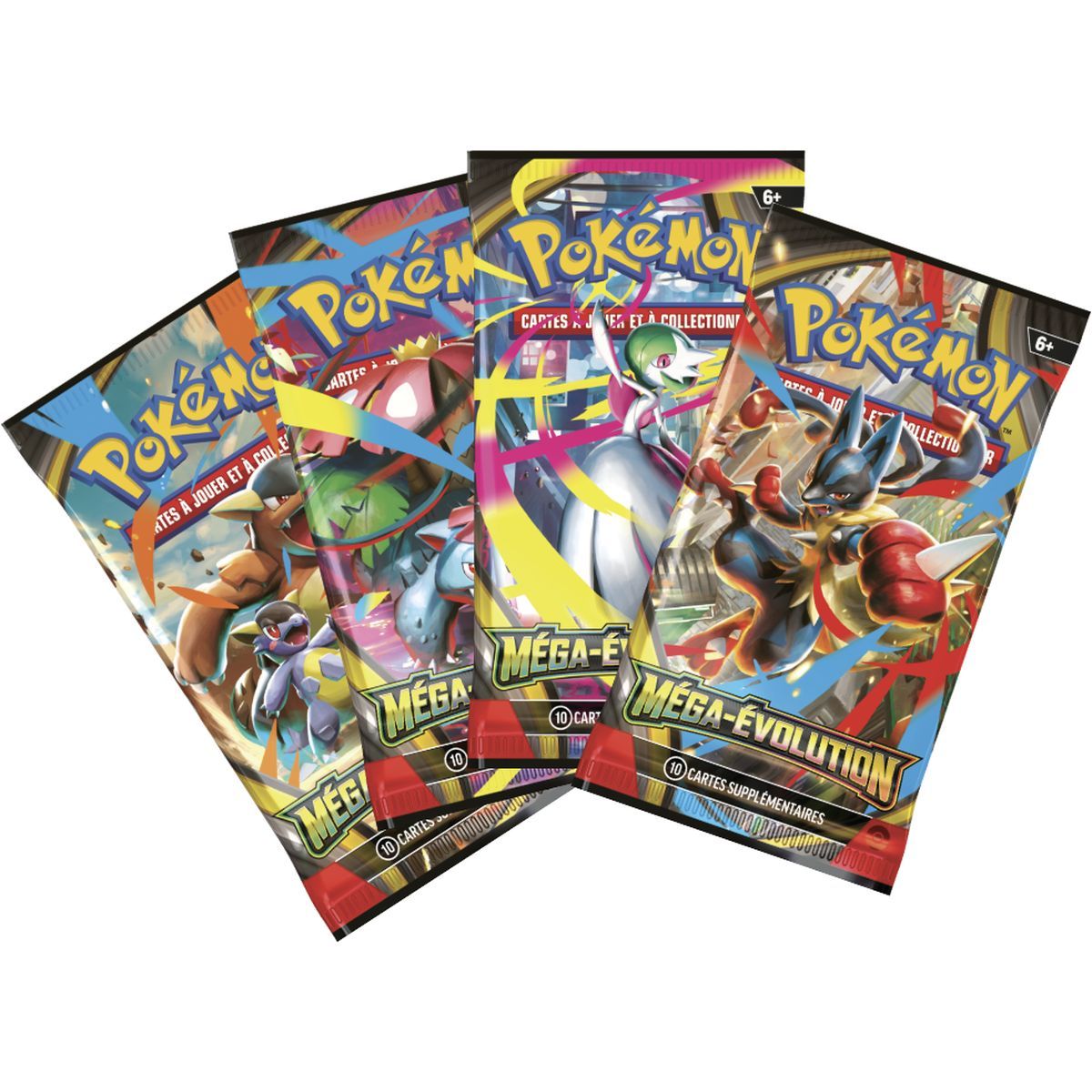 Artset - 4 Boosters Méga-Évolution [ME01][MEG] - Pokémon