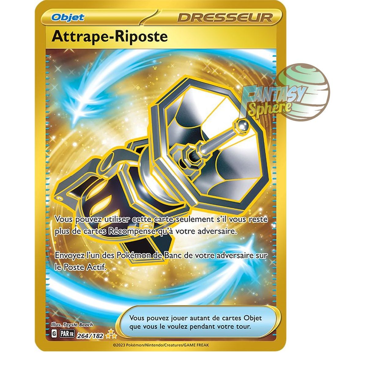 Attrape-Riposte - Hyper Rare SV4 264/182 - Ecarlate et Violet Faille Paradoxe