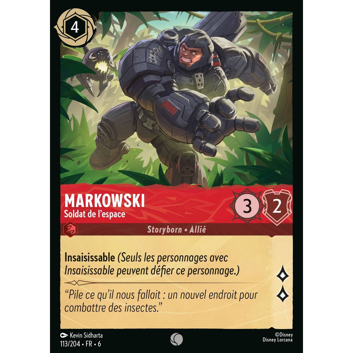 Markowski, Soldat de l'espace - 113/204 - AZS - La Mer Azurite - Brillante - Premium - Français
