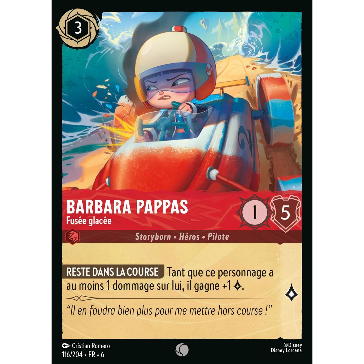 Barbara Pappas, Fusée glacée - 116/204 - AZS - La Mer Azurite - Brillante - Premium - Français