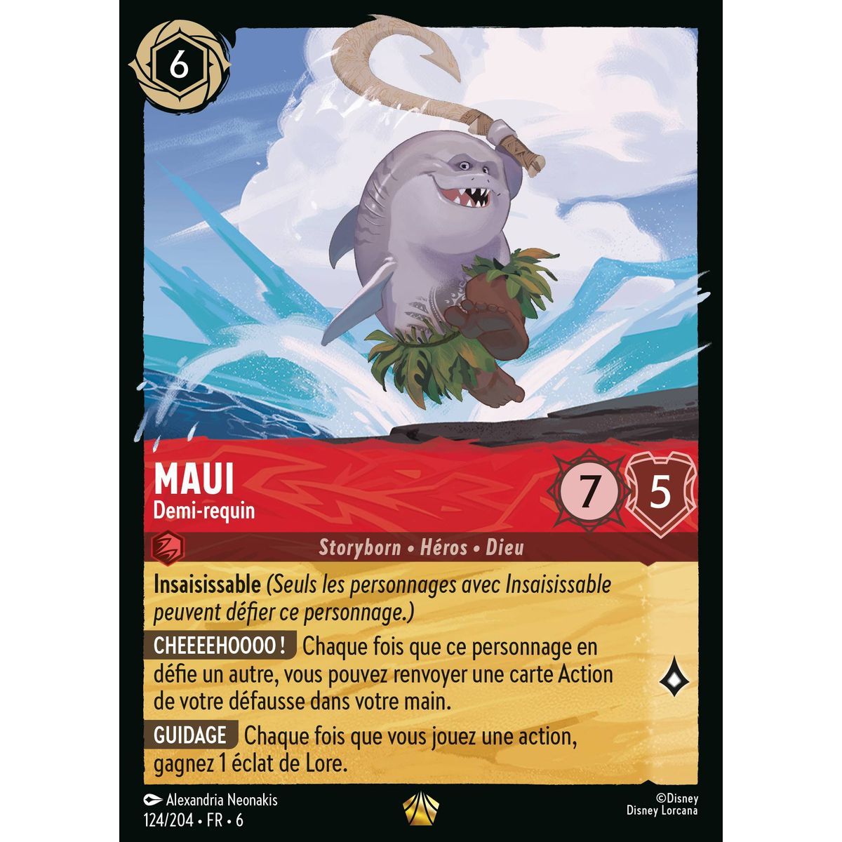 Item Maui, Demi-requin - 124/204 - AZS - La Mer Azurite - Légendaire - Français