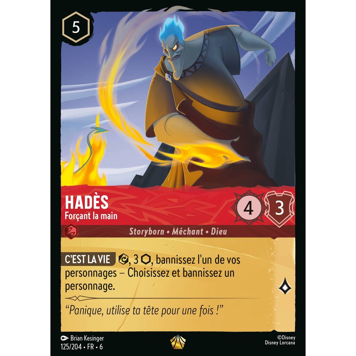 Item Hadès, Forçant la main - 125/204 - AZS - La Mer Azurite - Légendaire - Français