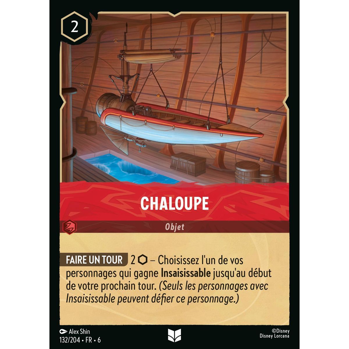 Chaloupe - 132/204 - AZS - La Mer Azurite - Brillante - Premium - Français