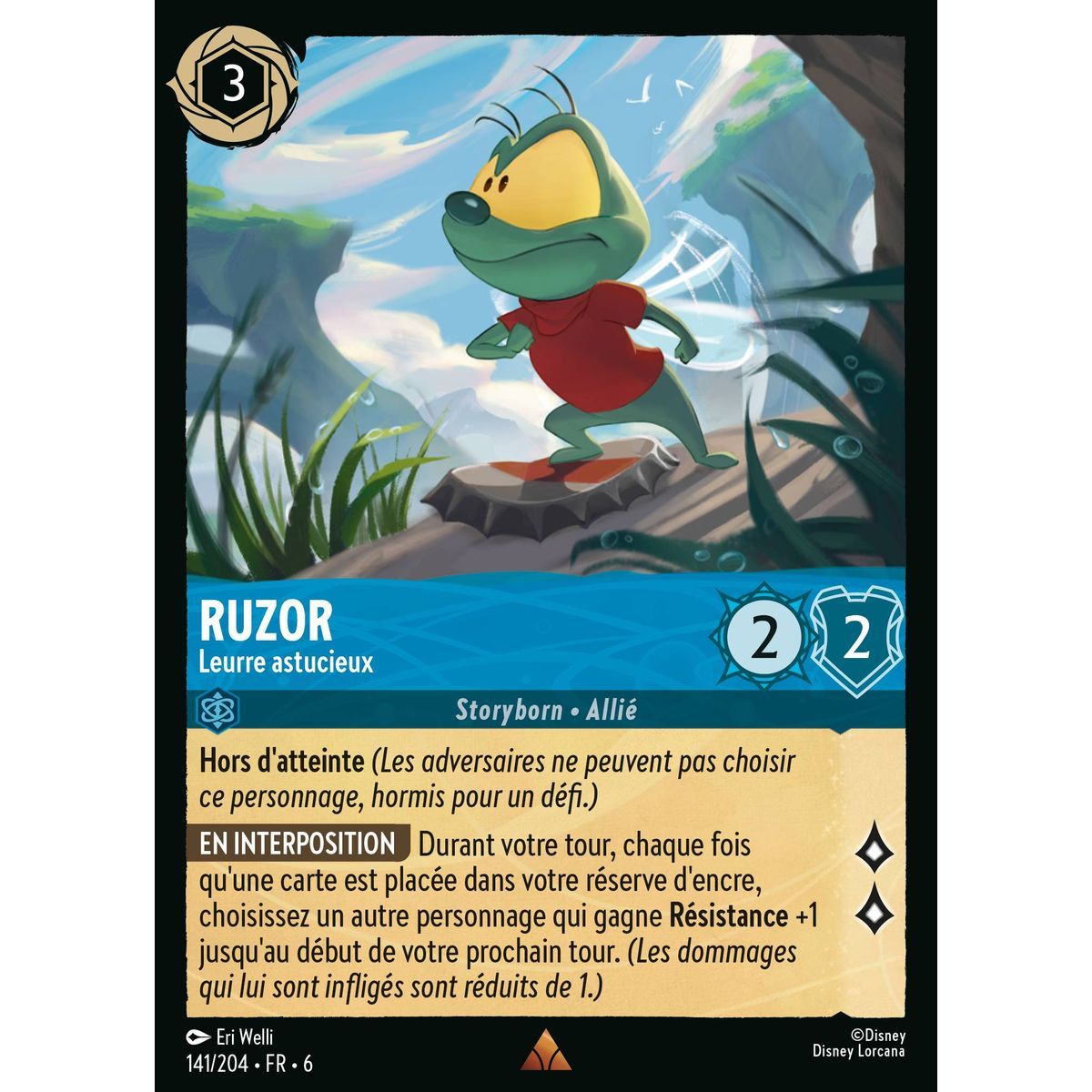 Ruzor, Leurre astucieux - 141/204 - AZS - La Mer Azurite - Brillante - Premium - Français
