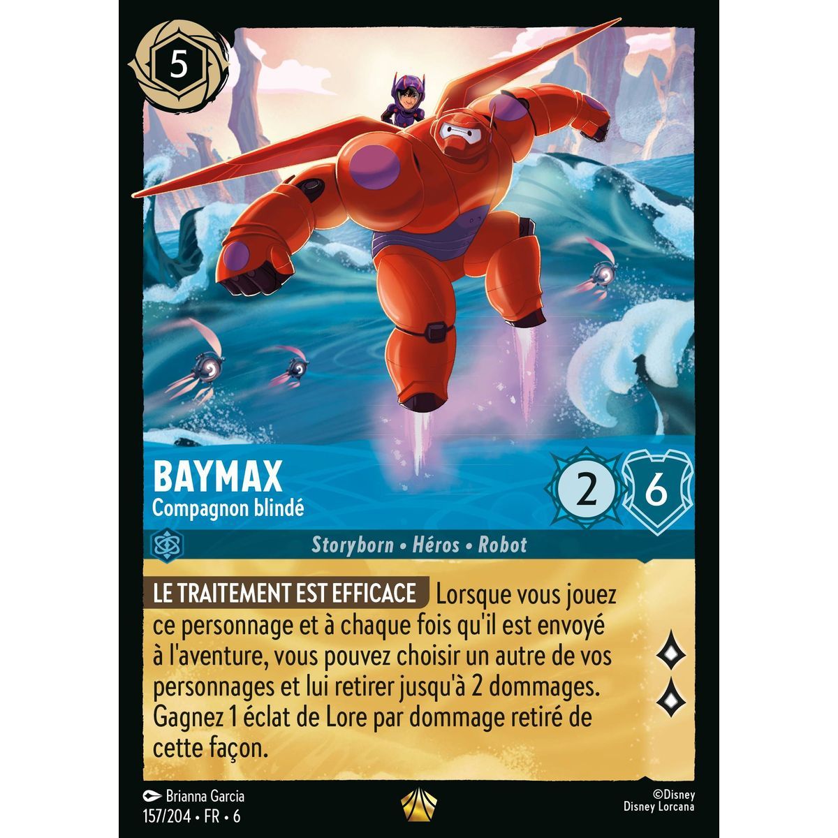 Baymax, Compagnon blindé - 157/204 - AZS - La Mer Azurite - Légendaire - Français